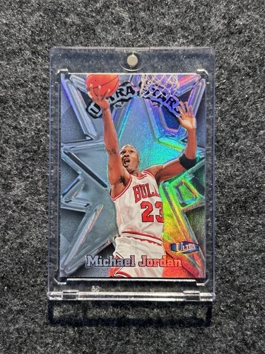 1997-98 Fleer Ultra Stars #1 Michael Jordan Chicago Bulls HOF remarkably Clean!