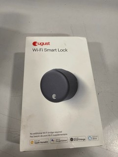 August Smart Lock 4th Generation WiFi ASL 05 Matte Black
