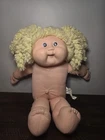 Vintage Cabbage Patch Doll Hm 17 Popcorn Hair Blonde Green Eyes 1984 Or 1987