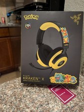 Brand New Razer Kraken V4 X Wired Gaming Headset Pok mon Kanto Edition RZ04-0518