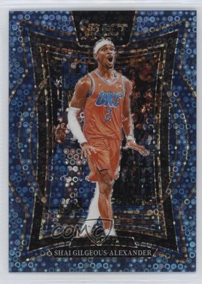 2024 Select Concourse Light Blue Disco Prizm 66/99 Shai Gilgeous-Alexander 16wc