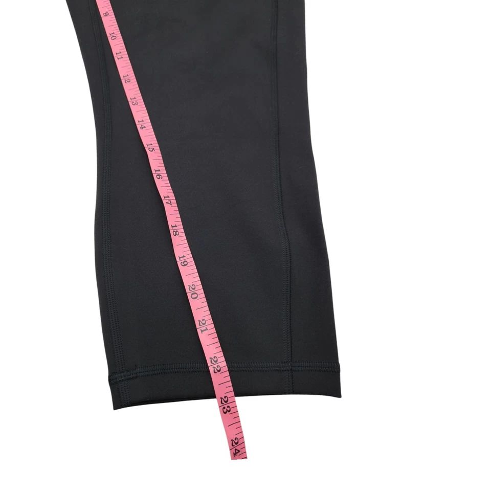 Lululemon Pants Women 20 Black Invigorate HR Crop 23” Athleisure Gym LW6BDVS  - Image 4 of 4
