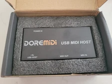 DOREMIDI USB MIDI Host Box Common 5-Pin MIDI Interface 16 Channels