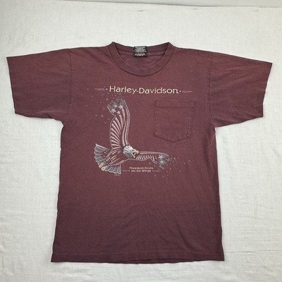 Vintage Harley Davidson Eagle T Shirt Adult Medium Motorcycle Biker Gator 90s 