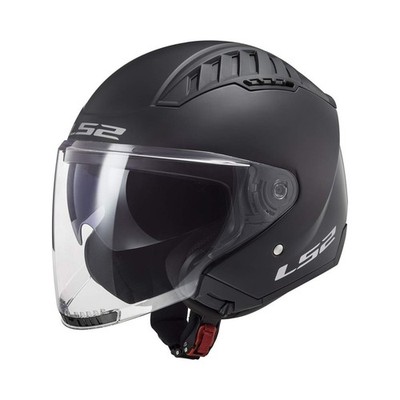 LS2 Helmets Copter Open Face Helmet Large Matte Black