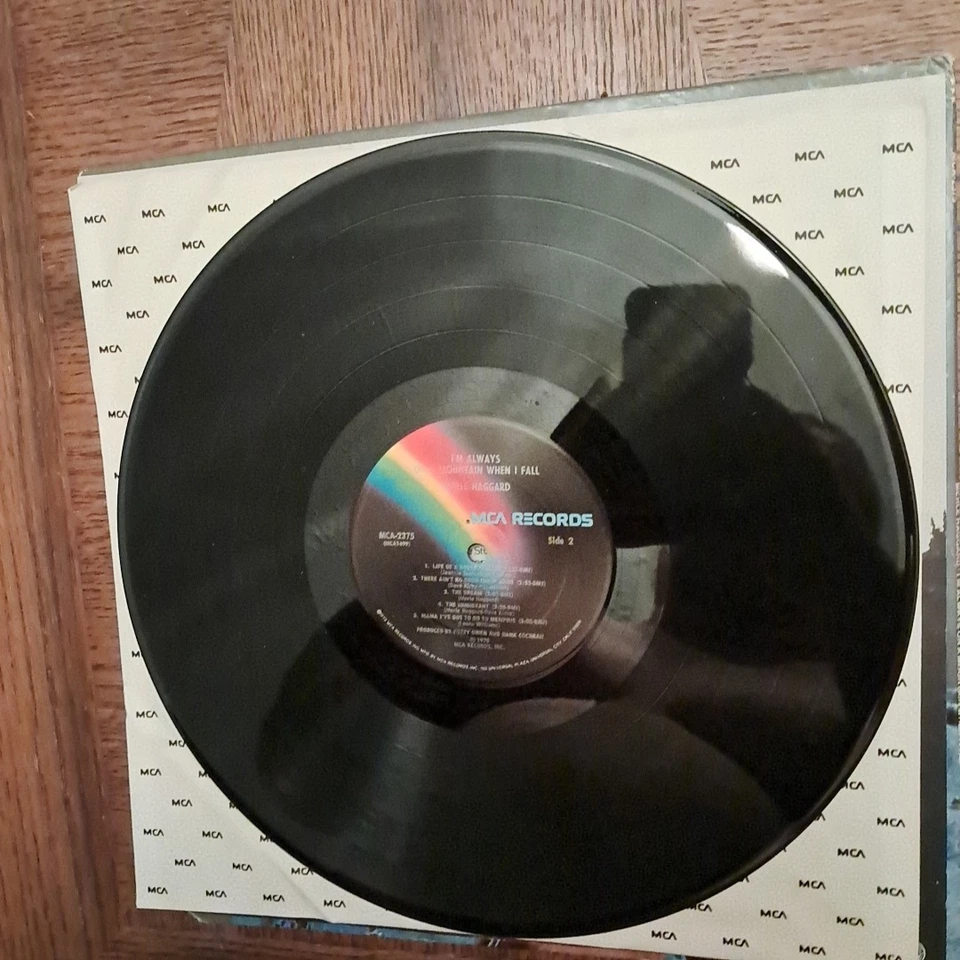 Merle Haggard - I'm Always On A Mountain When I Fall LP 1978 MCA2375 Promo!! VG+ Foto 4 de 4