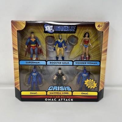 DC Universe Omac Attack 6 Figure Box Set Superman Wonder Woman Booster Gold New
