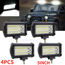 4x 5Inch 30000LM LED Work Light Bar Flood Pod Offroad Fog Driving ATV Truck 12V