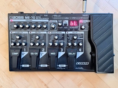 Boss ME-70 Multieffektgerät für E-Gitarre, Guitar Multiple Effects Pedal, Tasche