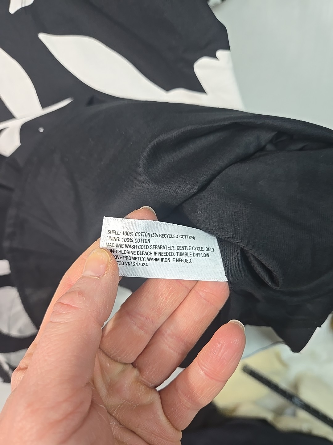 Kate Spade x Target Women's Classic Rose Mini Dress Black/White M NEW Lined thumbnail 7