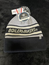 Top of the World Men's Purdue University Boilermakers Knit Cuffed Beanie Pom 