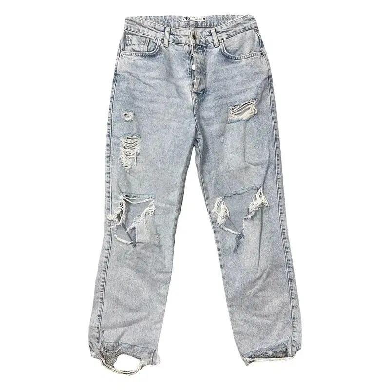 Zara Light Wash Vintage Jeans 28 thumbnail 2