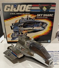 Sky Sharc With Box & Blueprints GI Joe Sky Patrol 1989 Hasbro Vintage Hasbro