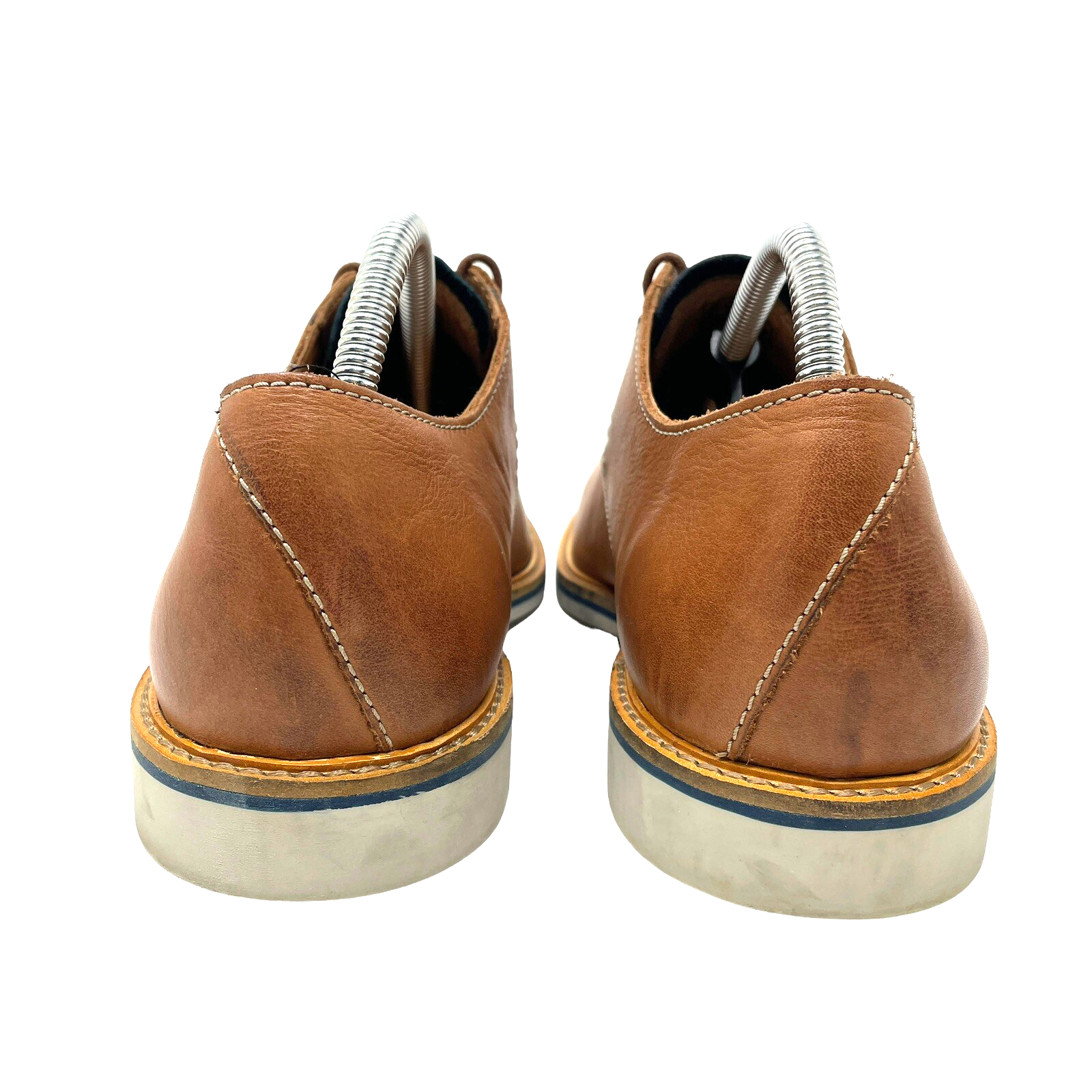 SAOLA Scarpe Clarks Derby da uomo taglia 9 5 M pelle marrone casual stringate basse comode usate in ottime condizioni
