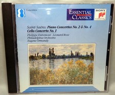 Saint-Saens: Piano Concertos No. 2  4 Cello Concerto No. 1 CD 1992
