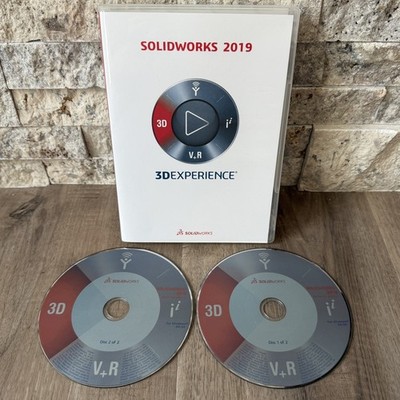 SOLIDWORKS 2019 3D Experience 2 Discs NO SERIAL/CD KEY