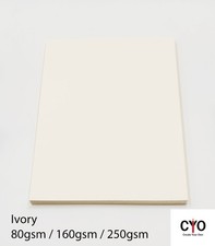 A4 Cream Ivory White Paper & Card – 80gsm / 160gsm / 250gsm – Premium Quality