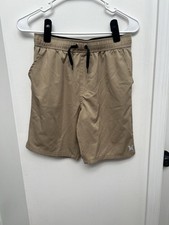 Hurley Boys Tan Drawstring Shorts Size 14/16