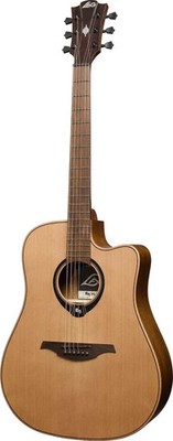 Lag Guitars Hyvibe 10 Dreadnought Cutaway Satin