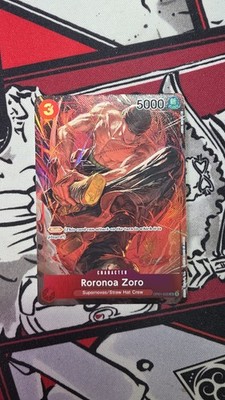 LP One Piece Zoro Pre Errata Op1 Romance Dawn Op-01 Kartenspiel Englisch 