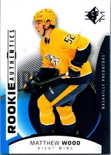 2025-26 Sp - Rookie Authentics Matthew Wood #124 Blue (RC)