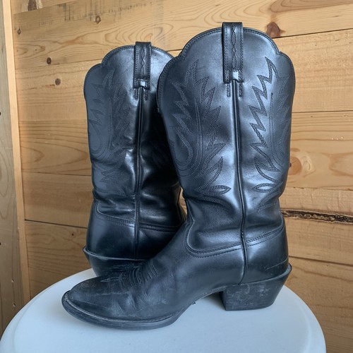 Ariat Boots Cowgirl Leather Black 15701 Size 6.5 C Western Rodeo Ranch Women's - Picture 4 of 9