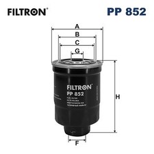 For FILTRON PP 852 FUEL FILTER - DIESEL DAIHATSU, FORD, HYUNDAI, ISUZU, KIA, MA