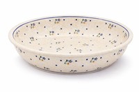 Bunzlauer Keramik Obstschale, Ø33,2Cm, H=7,6Cm, Dekor 111