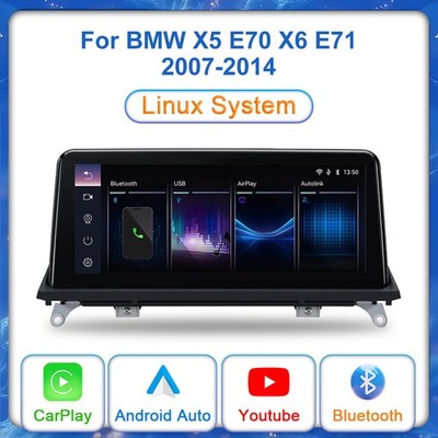 BMW E70 CCC Carplay Android Auto Interface Navigation Multimedia E71 X5 X6 GPS