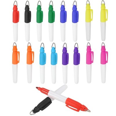 Mini Permanent Marker 18 Stk. Golfball-Marker Stift Multicolor