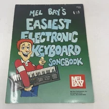 Mel Bay's Easiest Electronic Keyboard Sheet Music Songbook 1990 PB