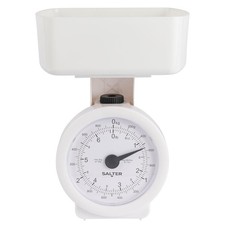 Salter Mechanical Kitchen Scale Mini Analogue Food Scale 3kg with Bowl