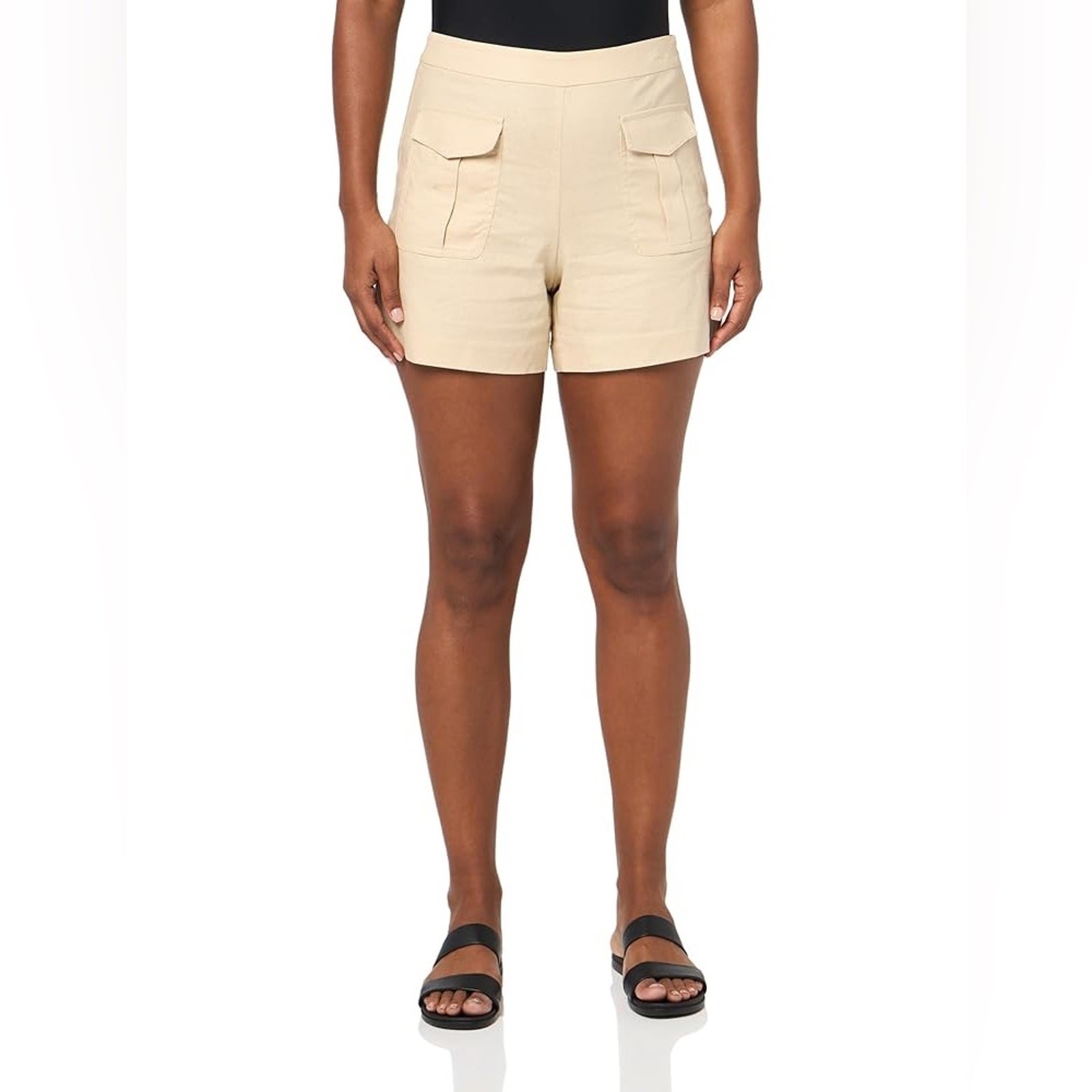 Trina Turk Barbonici Linen Blend Shorts Size 8
