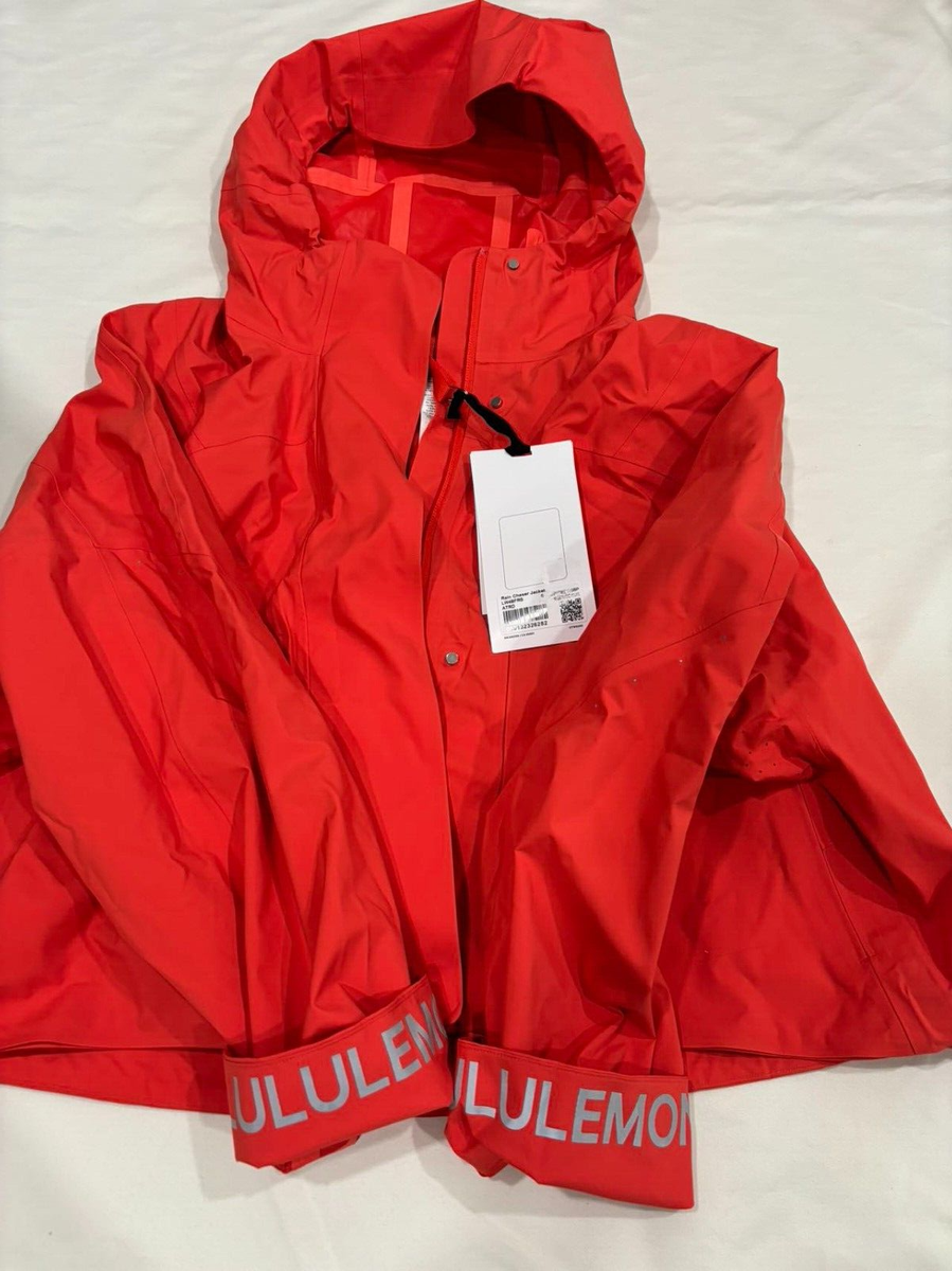 NWT Lululemon Rain Chaser Jacket ~SIZE:6,8,10~Autumn Red &Wild