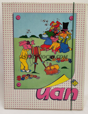 UAN BIM BUM BAM NOTEBOOK ELASTIC FOLDER A4 ITALY ONE VINTAGE '80 NEW
