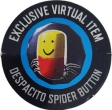 Roblox - Despacito Spider Button Virtual Item (Sent Quickly Through Messages)