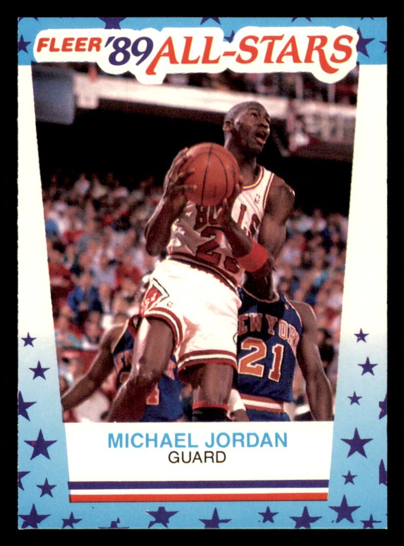 1989-90 Fleer Sticker #3 Michael Jordan