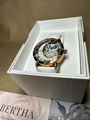 *SALE*Bertha Ashley mother of pearl owl and moon Bertha Ashley Owl and Moon Mother of Pearl Dial Stainless  main image 3
