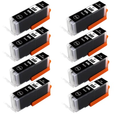 3 Cartouches D'encre Compatibles Canon C-581 CMY - Pour PIXMA TS6250, TS8350, Etc.