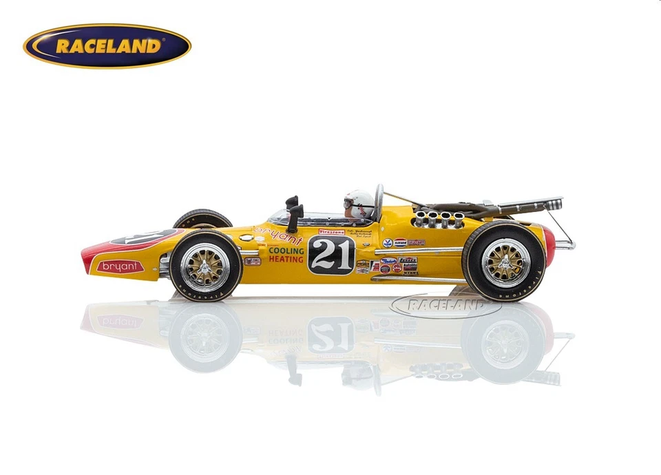Vollstedt 67 Ford V8 Bryant Heating Indy 500 1967 Yarborough, Spark 1:43, S5768 - Bild 3 von 4
