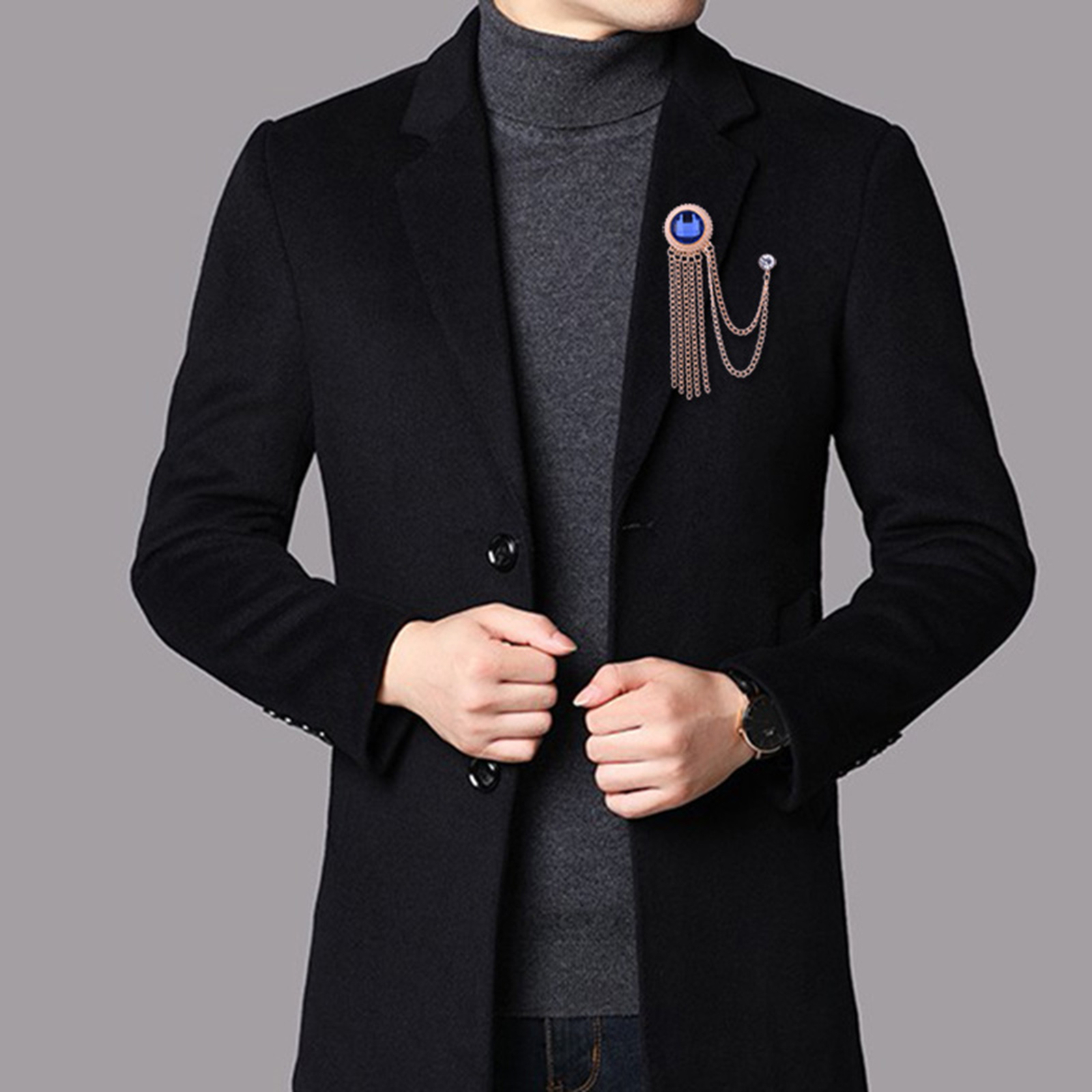 Lapel Pin Chain Dress Up Hanging Tassel Lapel Pin Fine Workmanship eBay