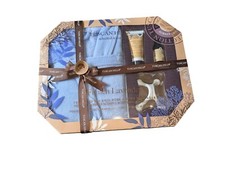 Tuscan Hills Vanilla Almond Body Care Set Body Wash Lotion Bath Salt Full Size