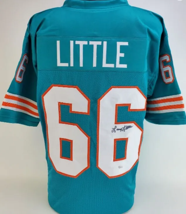 larry little signed jersey