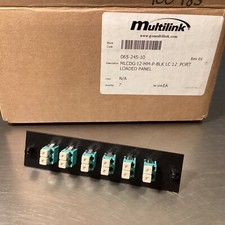 Multilink 065-245-10 12 Port Multi-Mode Adapter Panel