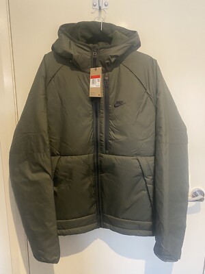 Nike Men s Sportswear Therma-FIT Legacy Winter Jacket Green DD6857-355 Size L