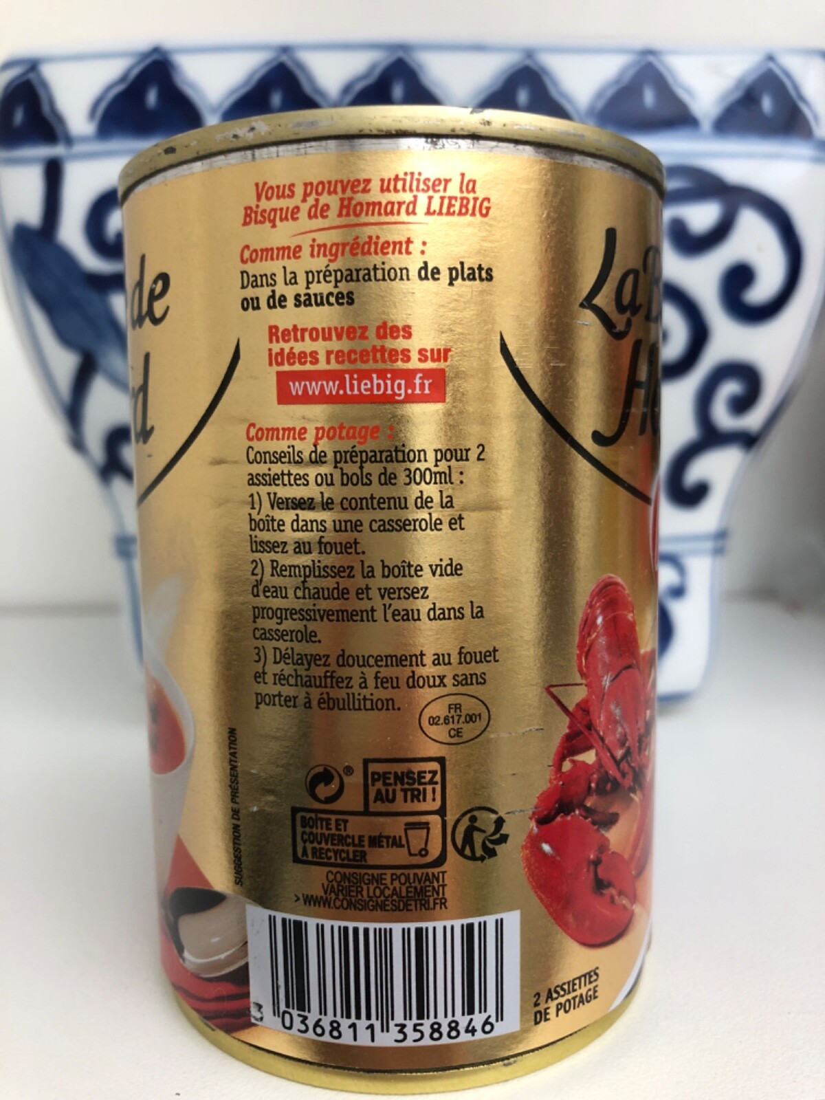 Liebig La Bisque de Homard Lobster French 300 g soup eBay