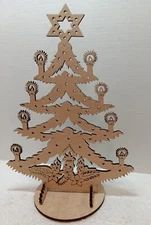 Laser Cut Wood Christmas Tree
