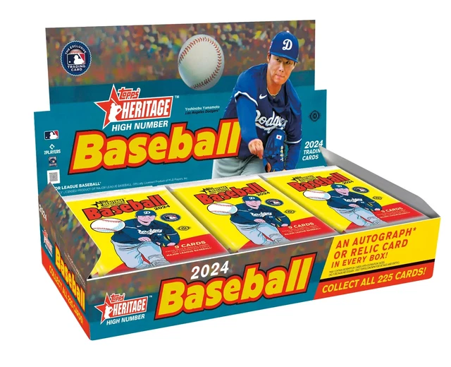 2024 Topps Heritage Baseball High Number Hobby Box (!)