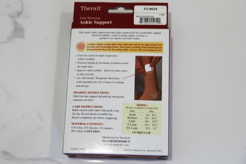 Therall Arthritis Care Joint Warming Ankle Support Arthritis Care Multiple Sizes - 第 2/2 張圖片