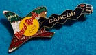CANCUN MEXICO PROTOTYPE MAYAN AZTEC MEXICAN FLAG SNAKE GUITAR Hard Rock Cafe PIN